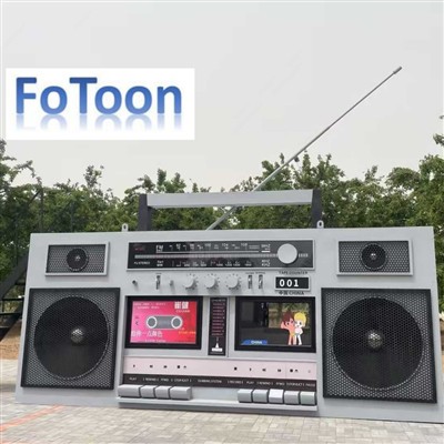 Mobile Sea Container Shop With Radio Design