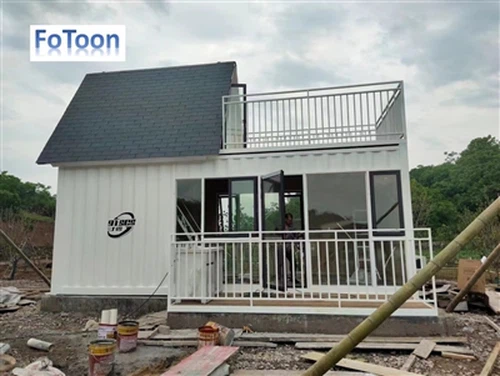 Modern Luxury 2 Story Container Villa With Loft And Terrace